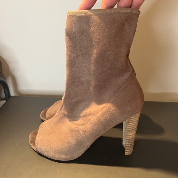 STUART WEITZMAN Suede Sock Boots Womens size 9 - Picture 2 of 8
